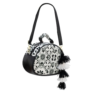 Foto 2 | Mariconera Para Dama Negro Talavera Yute Miren Nueva Imagen