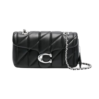 Foto 1 | Bolsa Crossbody Coach Tabby Color Negro Cierre De Broche A Presión