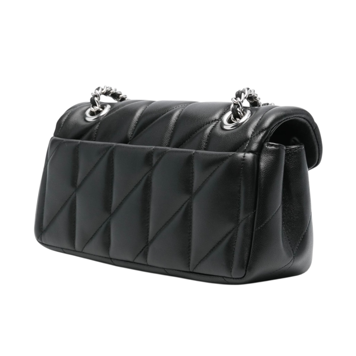 Foto 3 pulgar | Bolsa Crossbody Coach Tabby Color Negro  Cierre De Broche A Presión