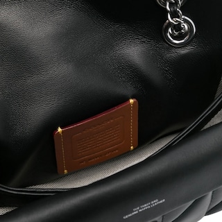 Foto 3 | Bolsa Crossbody Coach Tabby Color Negro Cierre De Broche A Presión