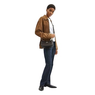 Foto 2 | Bolsa Crossbody Coach Teri Color Café Liso Canvas