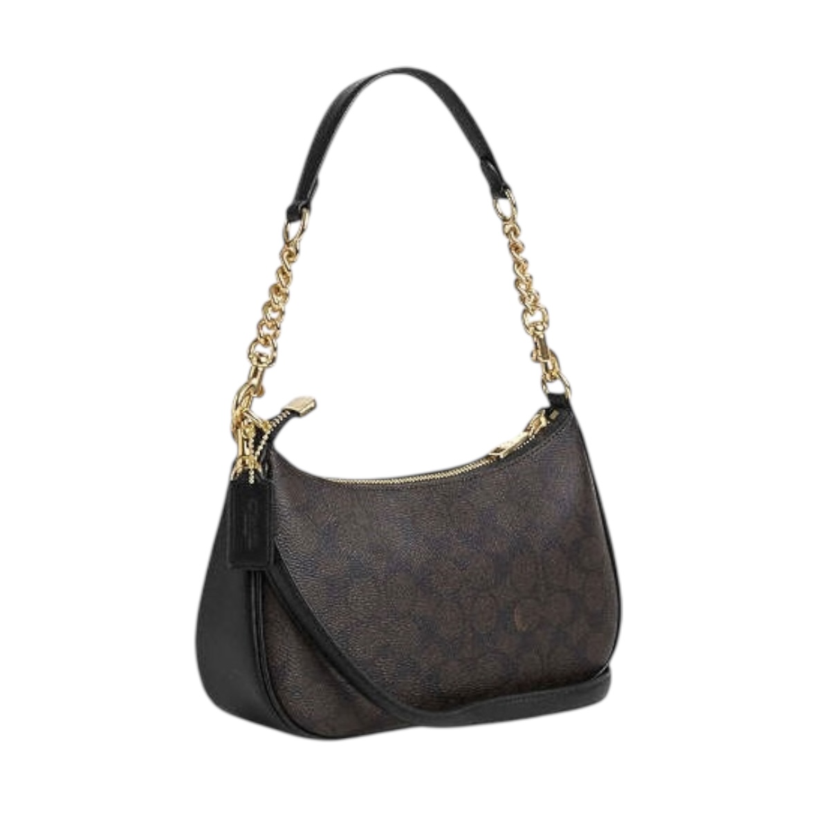 Foto 5 pulgar | Bolsa Crossbody Coach Teri Color Café Liso Canvas