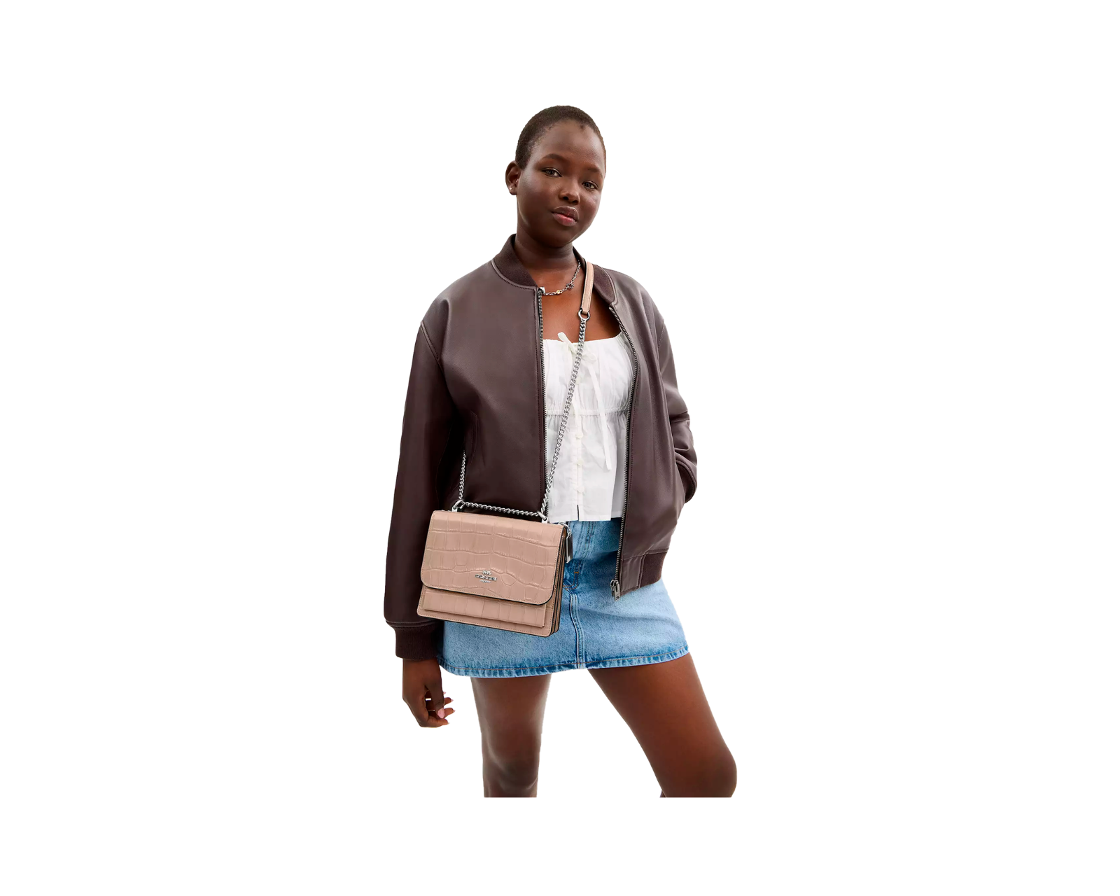 Foto 5 pulgar | Bolsa Coach Klare Crossbody Cc840 Color Beige