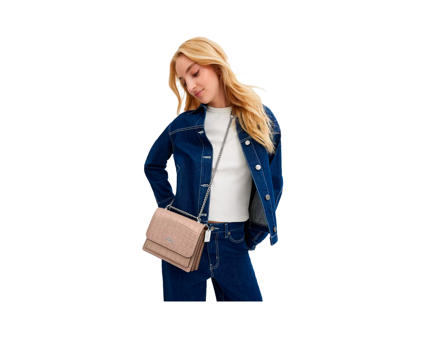 Foto 6 pulgar | Bolsa Coach Klare Crossbody Cc840 Color Beige