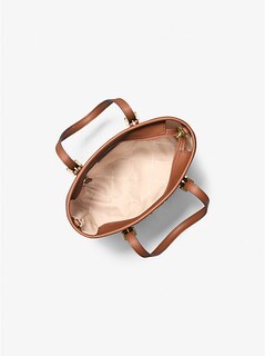 Foto 3 | Bolso De Mano Michael Kors Jet Set Travel Con Logotipo Extrapequeño Marrón - Venta Internacional.