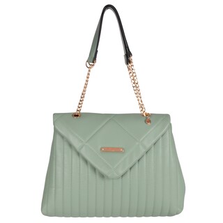 Foto 1 | Bolsa Shoulder Nicole Lee Acolchada con Solapa Sage