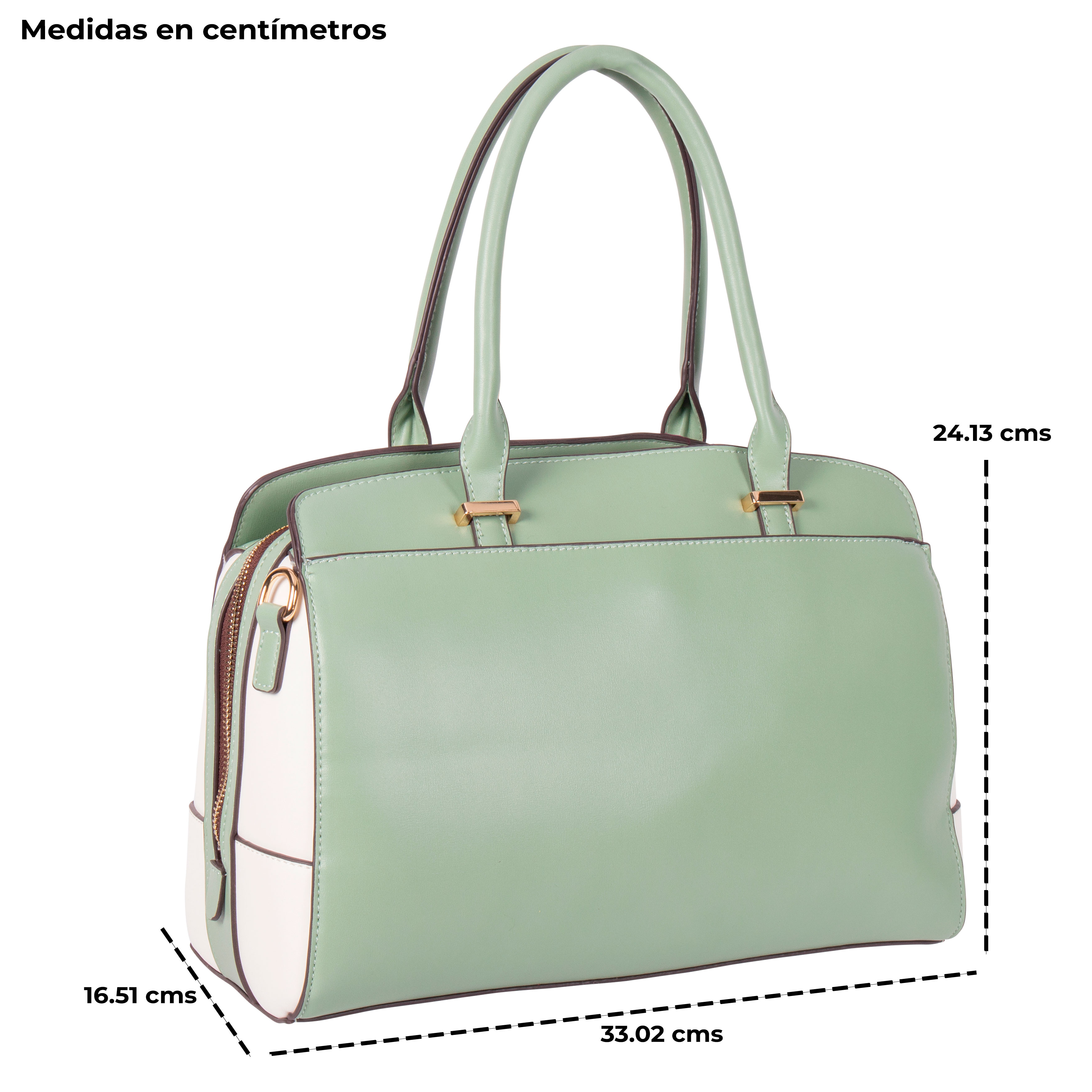 Foto 4 pulgar | Bolsa de Mano Nicole Lee Cassia color Azul Corte Láser y Bordado Mint