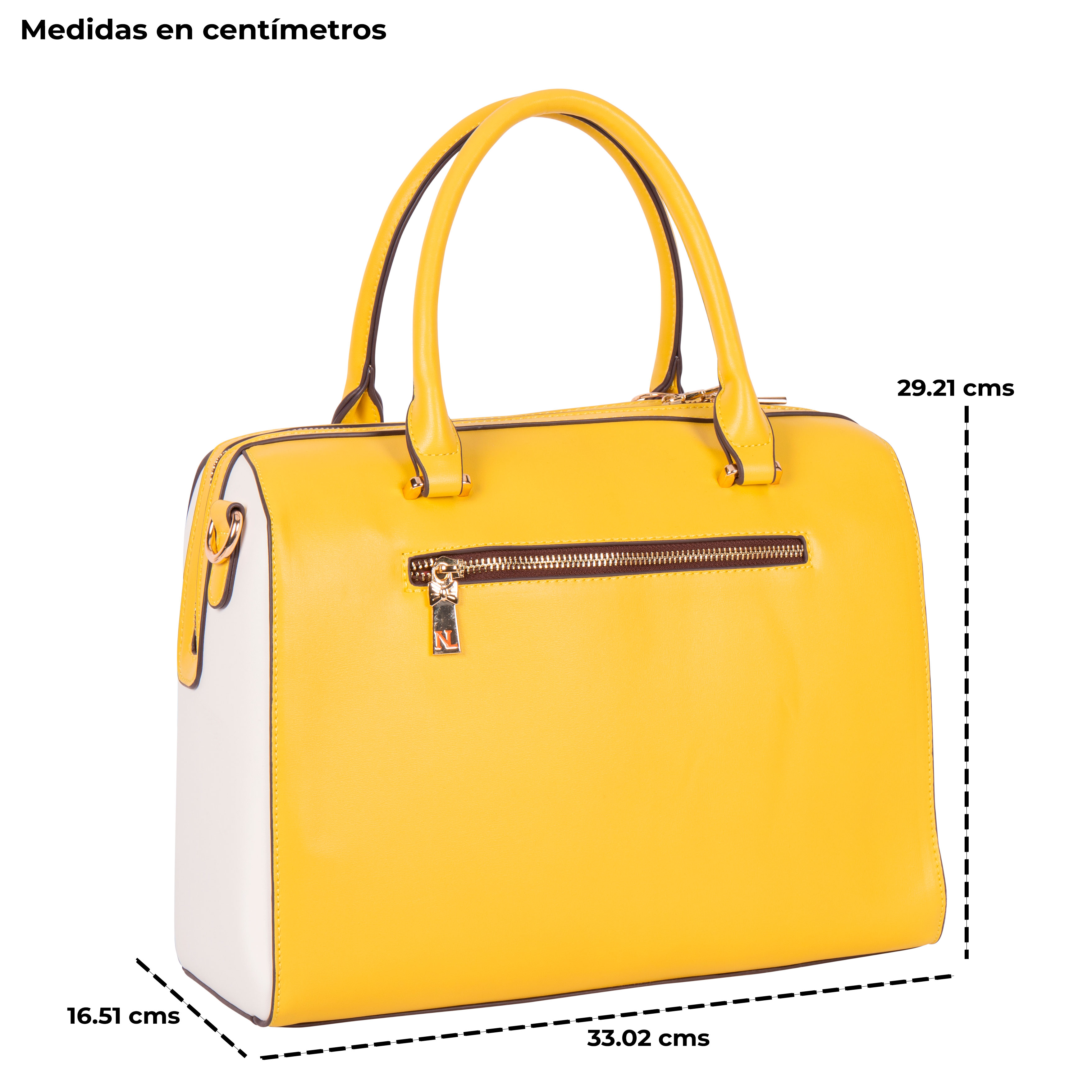 Foto 4 pulgar | Bolsa Nicole Lee Cassia color Amarillo para Mujer