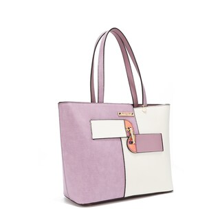 Foto 2 | Bolsa Tote Nicole Lee Gemini Multicolor con Cortes Asimétricos