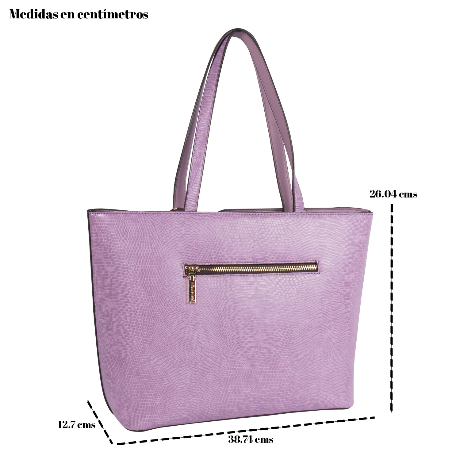 Foto 4 pulgar | Bolsa Tote Nicole Lee Gemini Multicolor con Cortes Asimétricos
