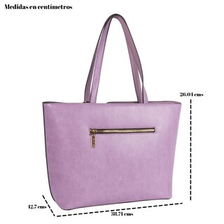 Foto 3 | Bolsa Tote Nicole Lee Gemini Multicolor con Cortes Asimétricos