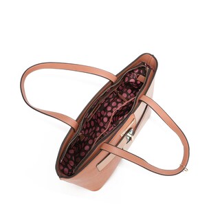 Foto 2 | Bolsa Tote Nicole Lee con Cortes Asimetricos Anaranjado