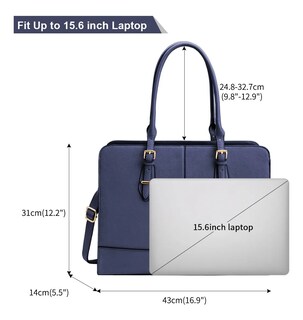 Foto 2 | Bolsa Elegante y Casual para Dama Malubero color Azul Marino