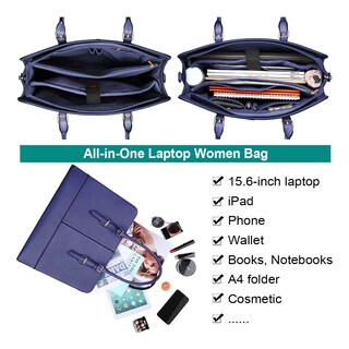 Foto 3 | Bolsa Elegante y Casual para Dama Malubero color Azul Marino