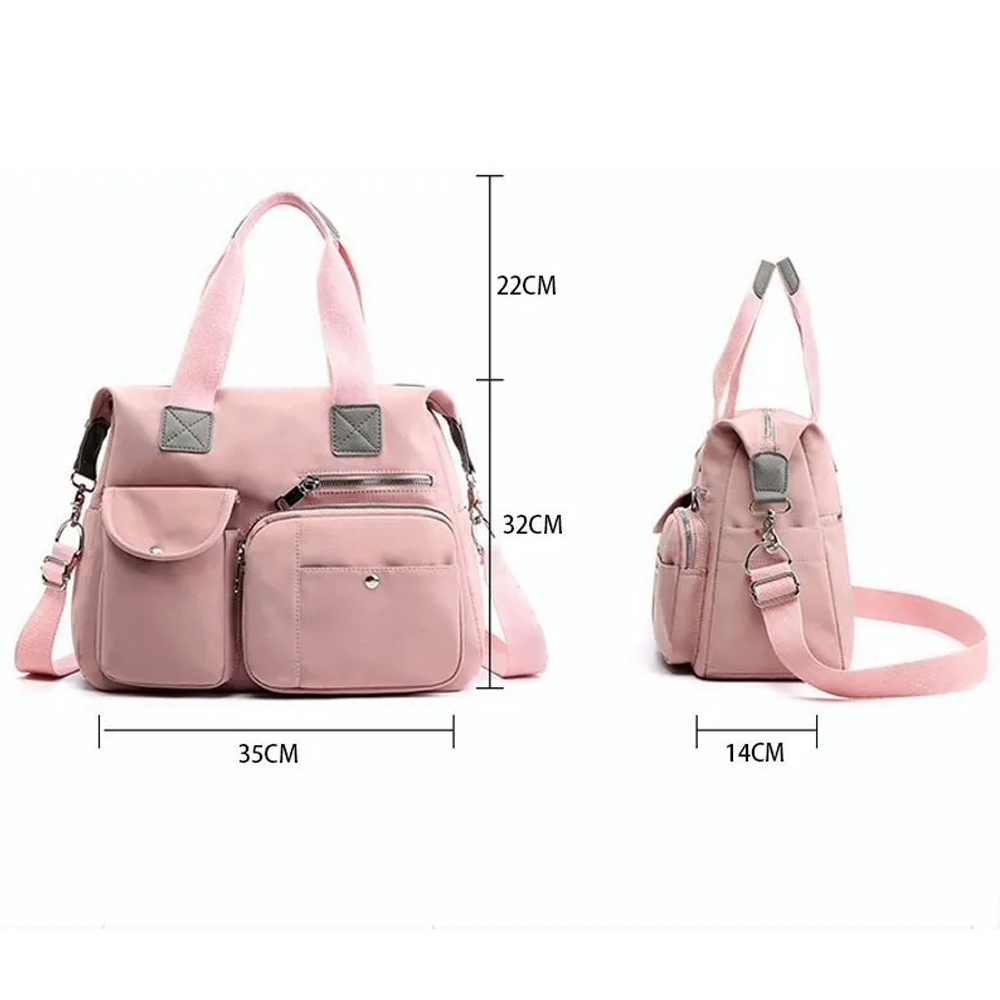 Foto 2 | Bolso Multifuncional Moda para Mujeres Urbana color Rosa