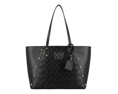 Foto 2 | Bolsa Tote Westies Hbamiko5we color Negro Sintético
