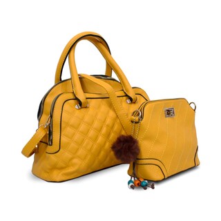 Foto 2 | Set Bolso Y Cosmetiquera Mccarthy Bol-03 Amarillo