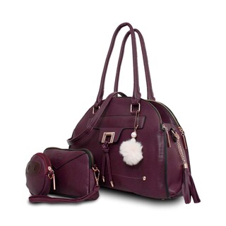 Foto 3 | Set Bolso, Cosmetiquera Y Monedero Mccarthy Bol-01 Uva