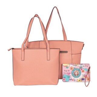 Foto 3 | Set Nicole Lee Bolsa Shopper Cuadrada y Clutch Venecia
