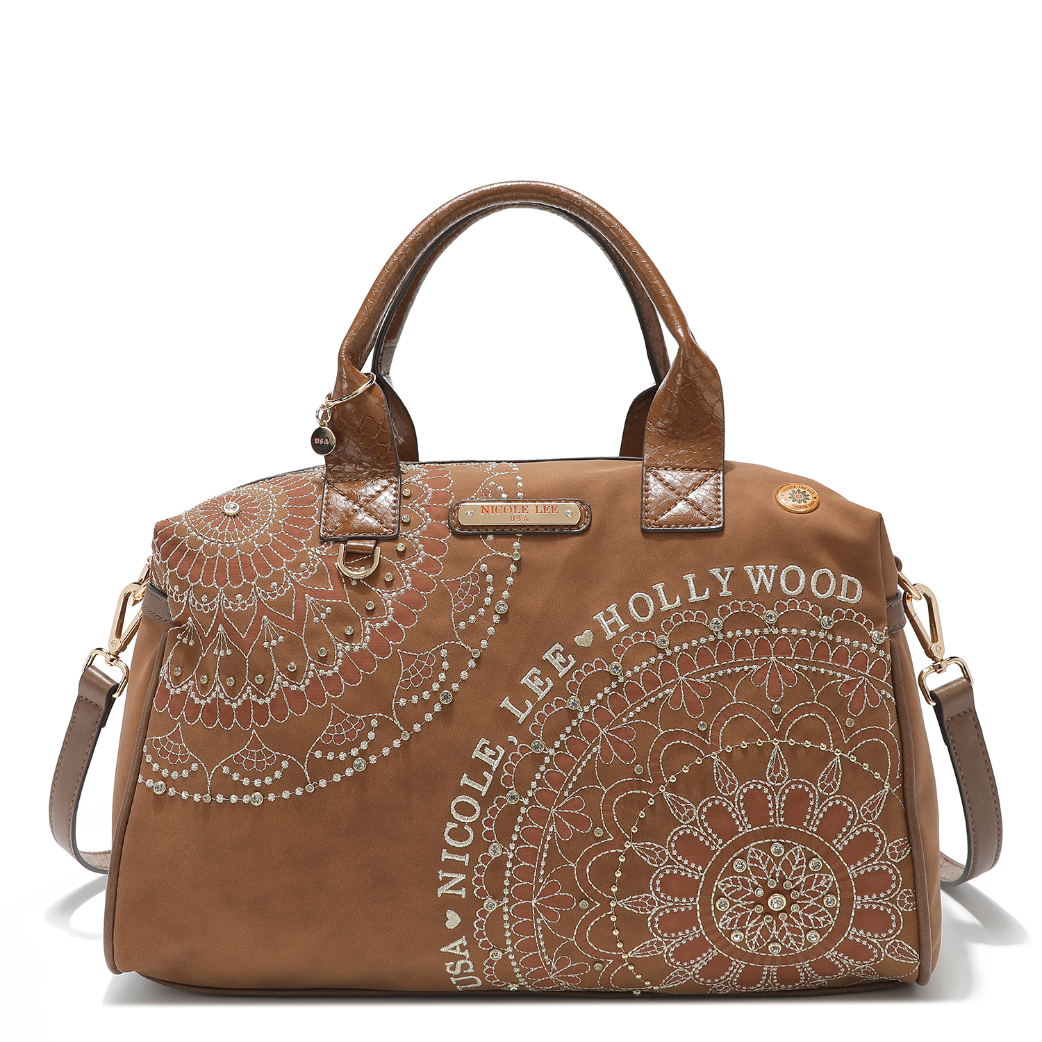 Bolsa Nicole Lee Boston Josefina color Café
