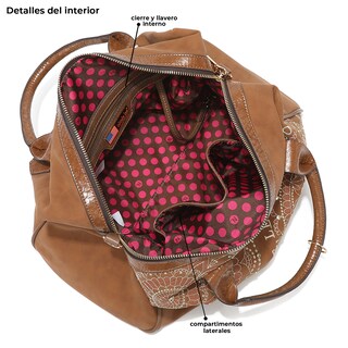 Foto 2 | Bolsa Nicole Lee Boston Josefina color Café