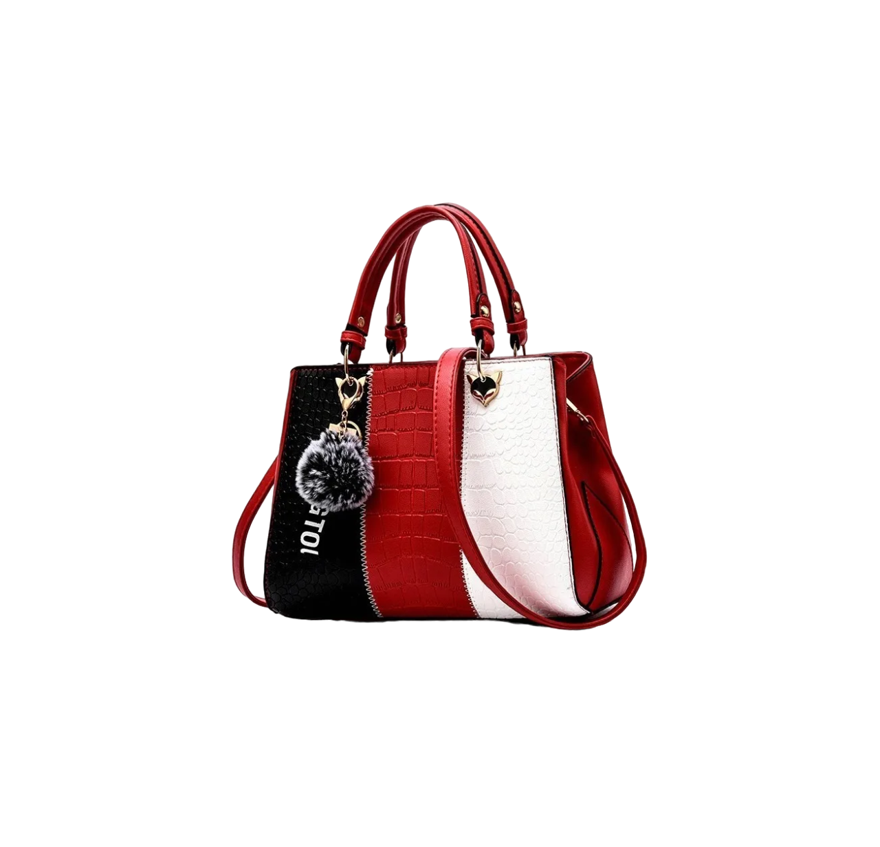 Foto 2 pulgar | Bolsa De Hombro Elegante Para Mujer 3 En 1 Roja