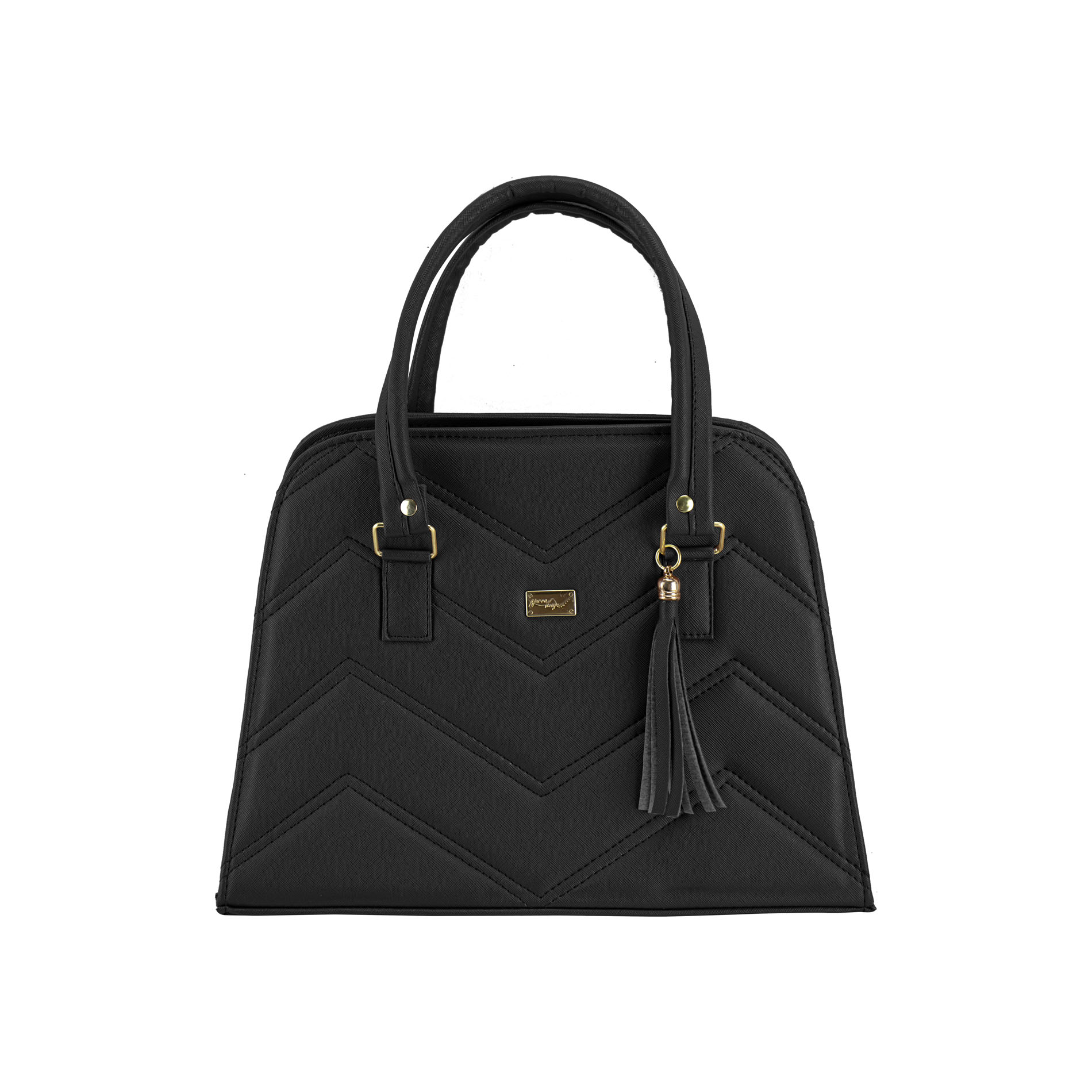 Foto 2 pulgar | Bolso Para Mujer Negro Dapra Zic Zag Sintetico Dayra Nueva Imagen