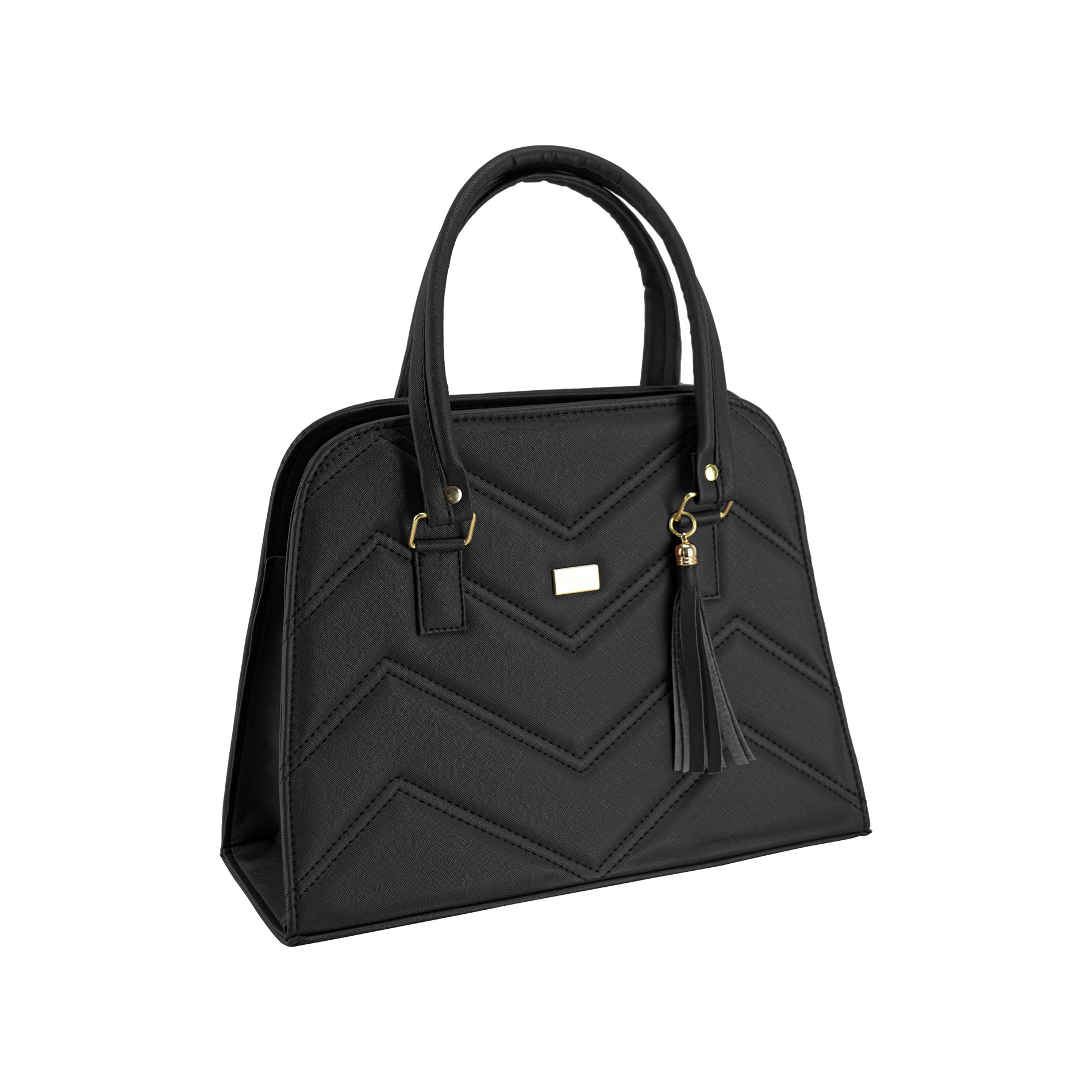 Foto 3 pulgar | Bolso Para Mujer Negro Dapra Zic Zag Sintetico Dayra Nueva Imagen