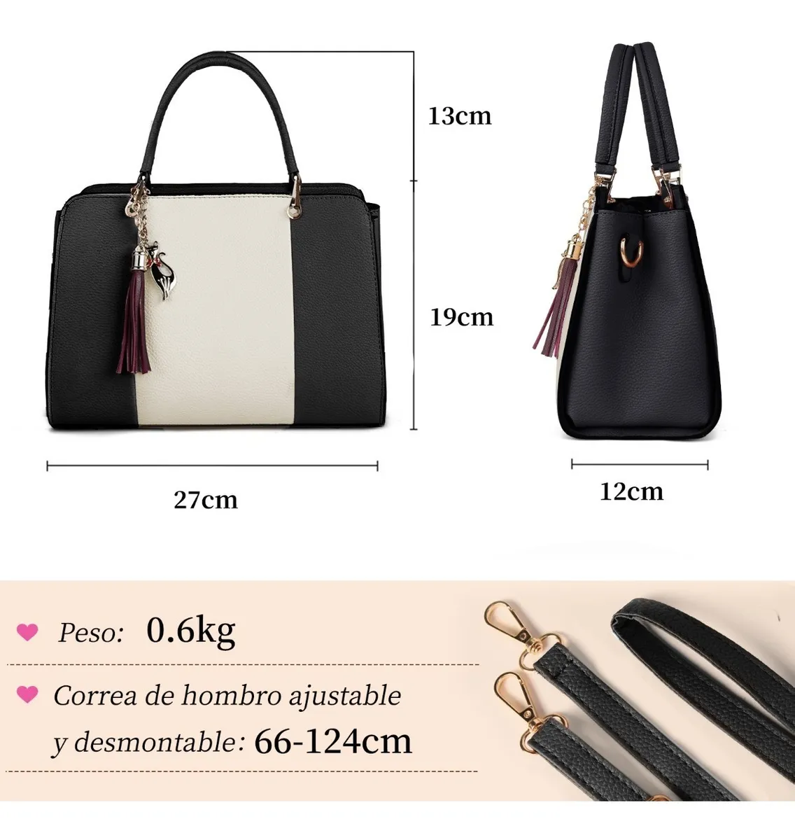 Foto 2 | Bolsa Malubero de Moda para Mujer