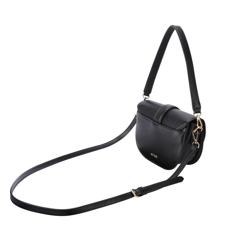 Foto 7 pulgar | Bolsa Handbag Enso EB205HBB color Negro para Mujer