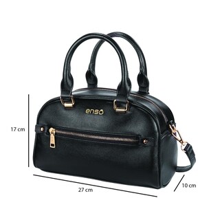 Foto 7 | Bolsa Handbag Enso EB211HBB color Negro para Mujer