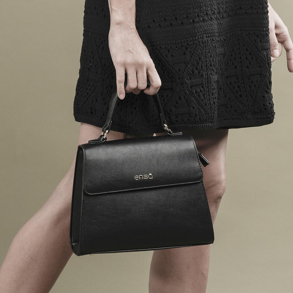 Foto 2 | Bolsa Enso Eb219hbb color Negro para Mujer