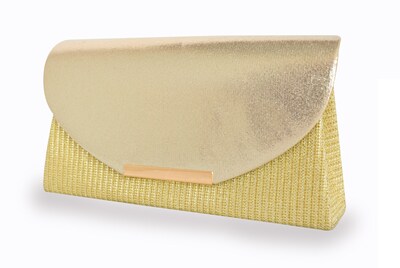 Foto 1 | Bolsa de Mano Arette Acessorios color Dorado para Mujer
