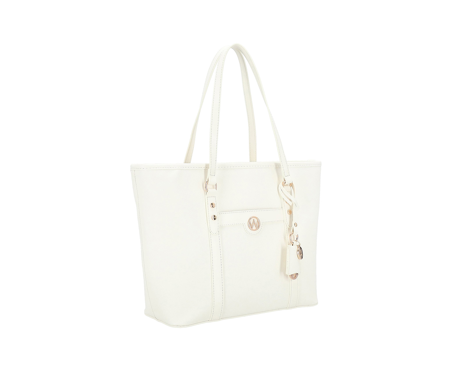 Bolsa Tote Westies Hbkanien29we Blanco Sintético color Blanco