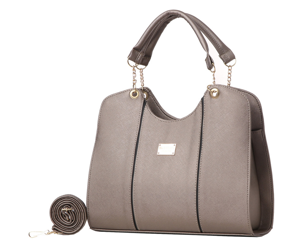 Bolsa Tote Juvenil Fana Yajana color Gris F-2835