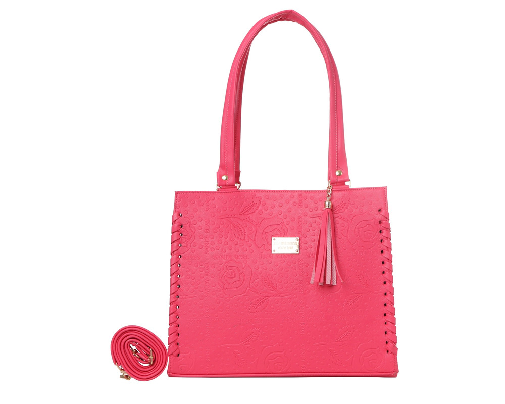Bolsa Tote de Calidad Fana Rosalba color Rosa F-2884
