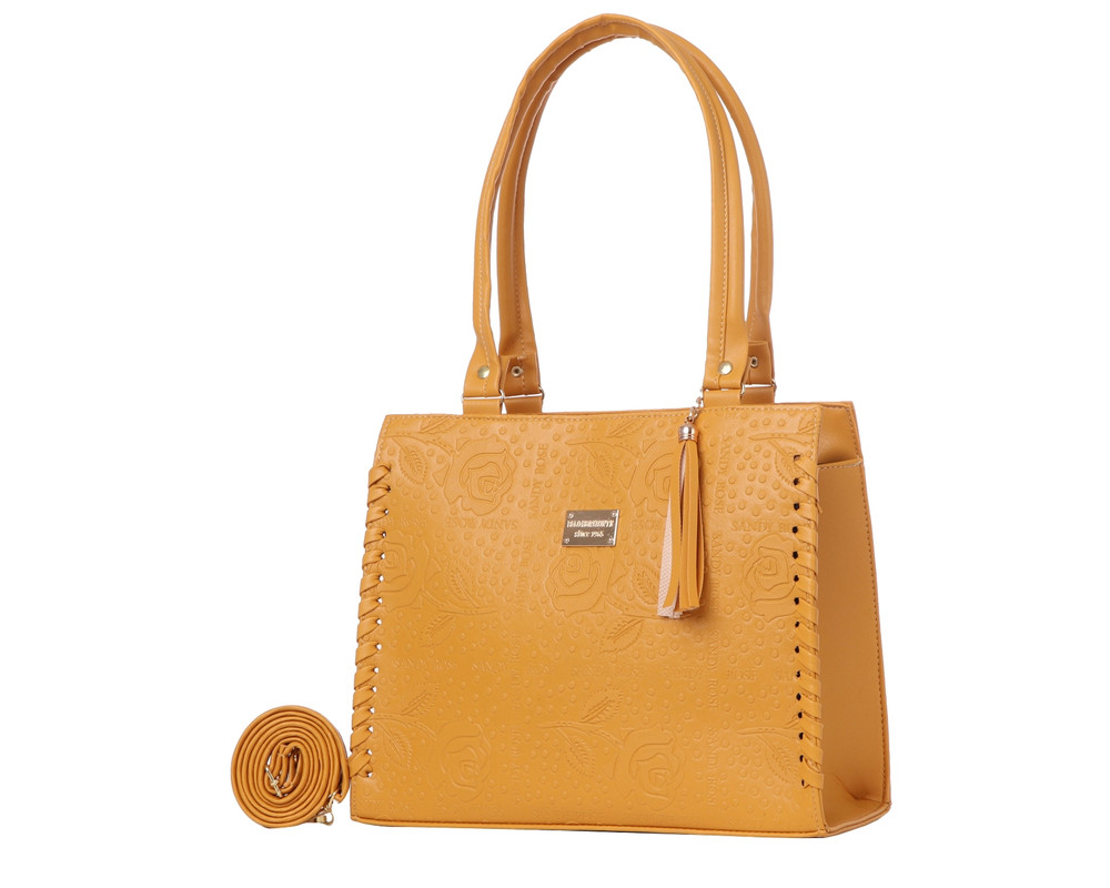 Bolsa Tote Original Fana Rosalba color Amarillo F-2887