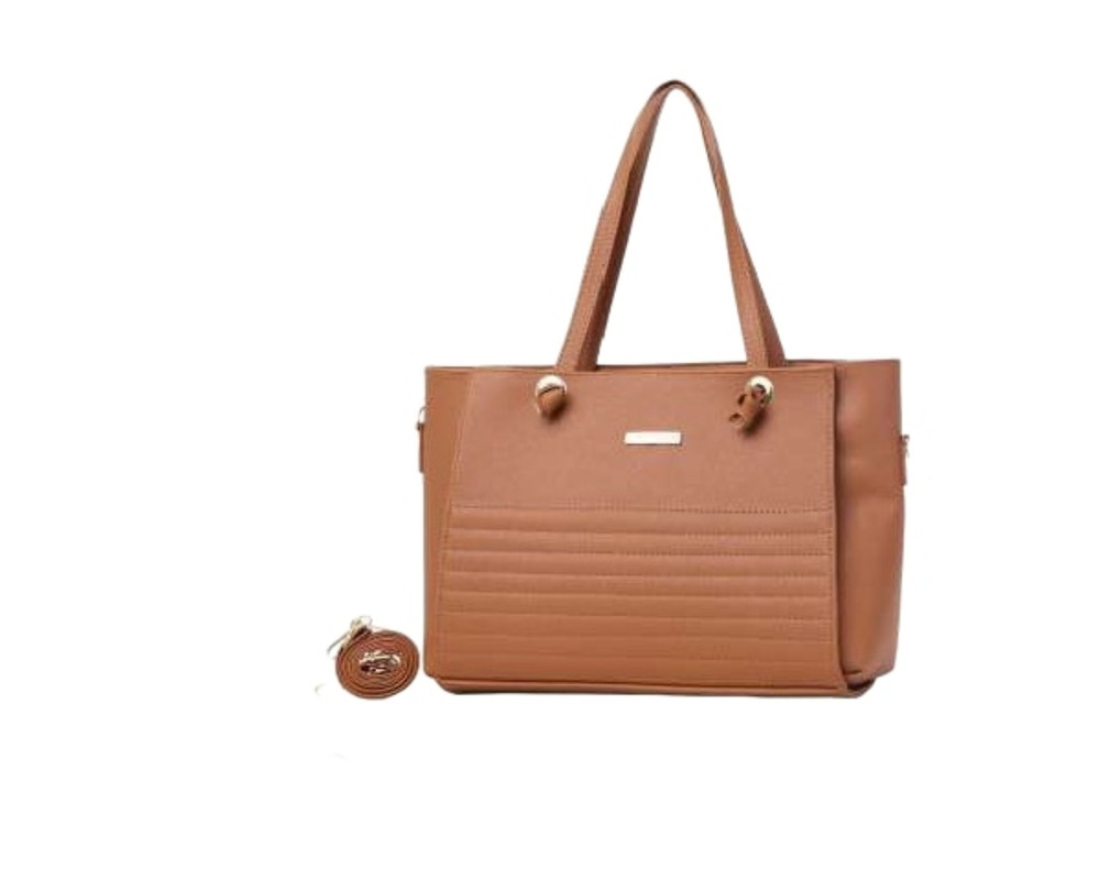 Bolsa Tote De Moda Fana Ingrid Marrón F-2939