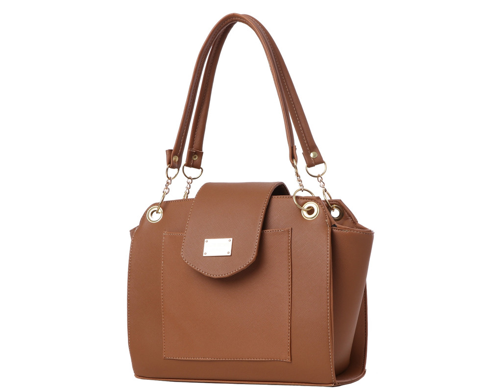 Foto 2 pulgar | Bolsa Tote De Moda Fana Amaya color Naranja F-2807