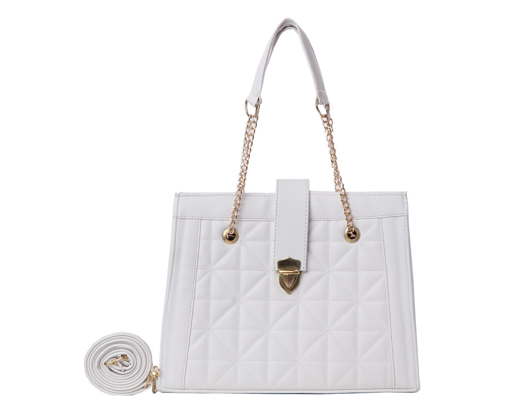 Bolsa Tote Casual Fana Scarlett color Blanco F-2816