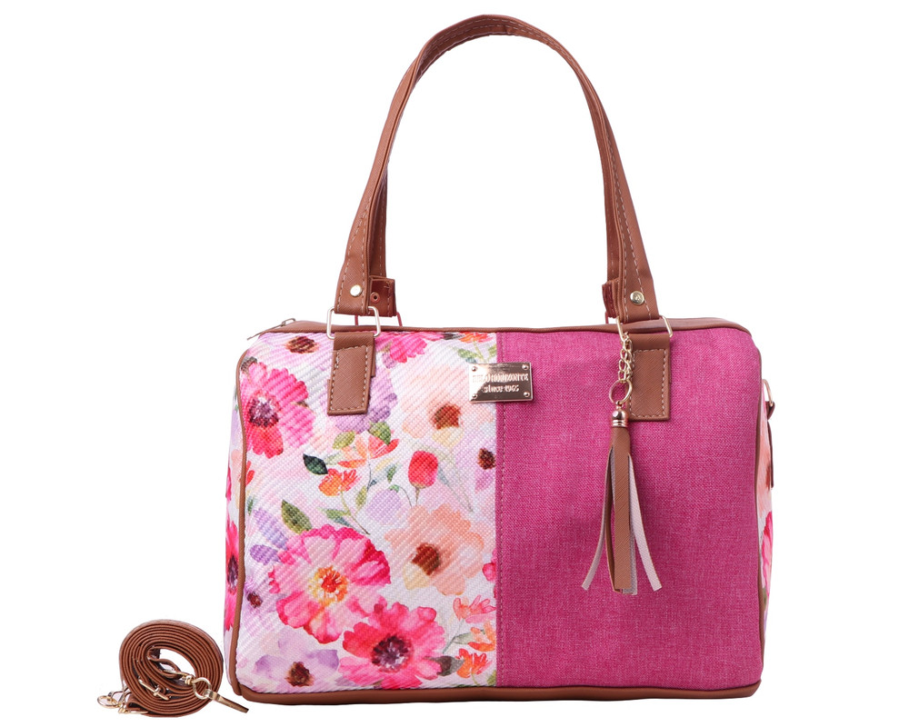 Bolsa Yute Artesanal Casual Fana F-3056 Marijo Rosa
