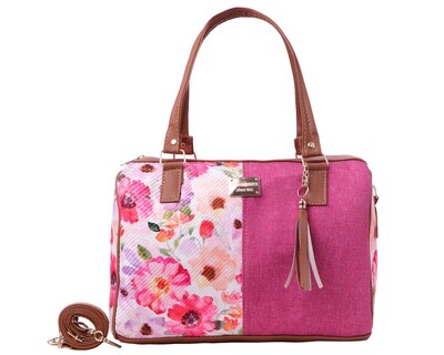 Foto 1 | Bolsa Yute Artesanal Casual Fana F-3056 Marijo Rosa
