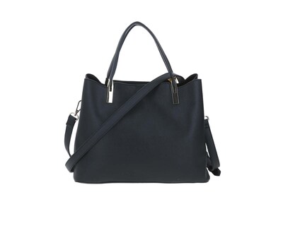 Foto 5 | Bolso De Dama Satchel Grande Gorett Negro Kleopa
