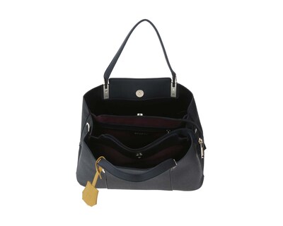 Foto 8 | Bolso De Dama Satchel Grande Gorett Negro Kleopa