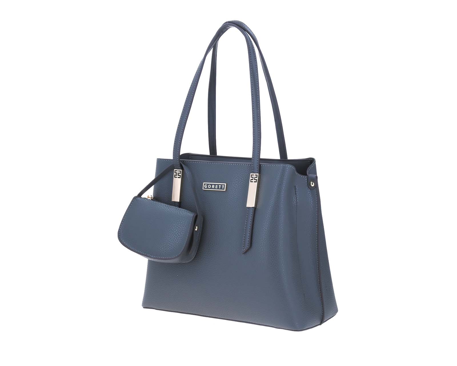 Foto 2 | Bolso De Dama Tote Grande Gorett Gris Tabat