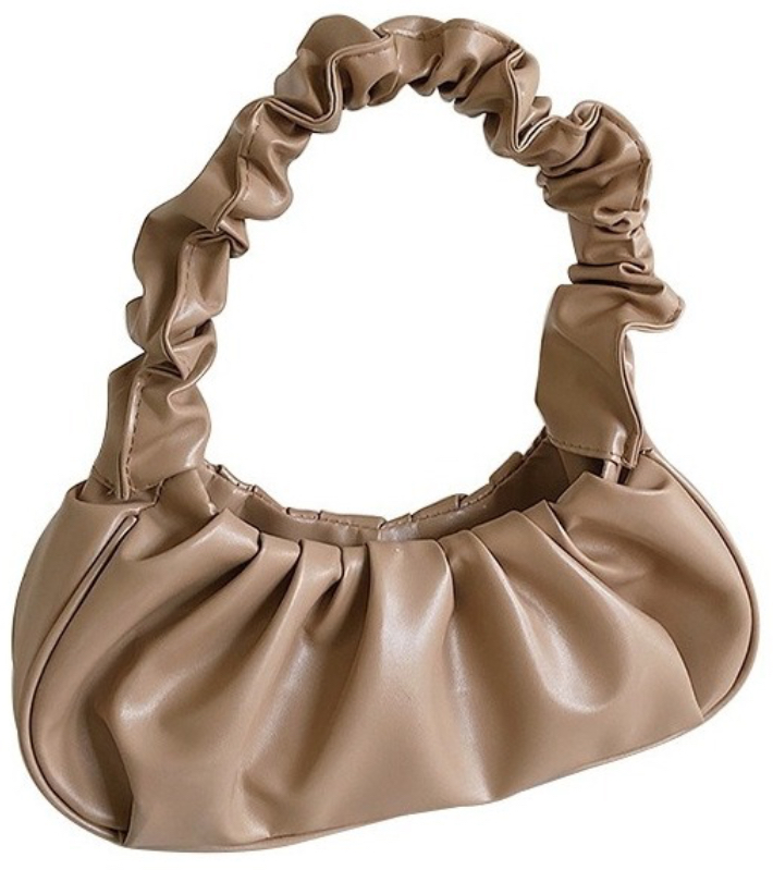 Bolso Plisado Funbu Estilo Bandolera color Marrón para Mujer