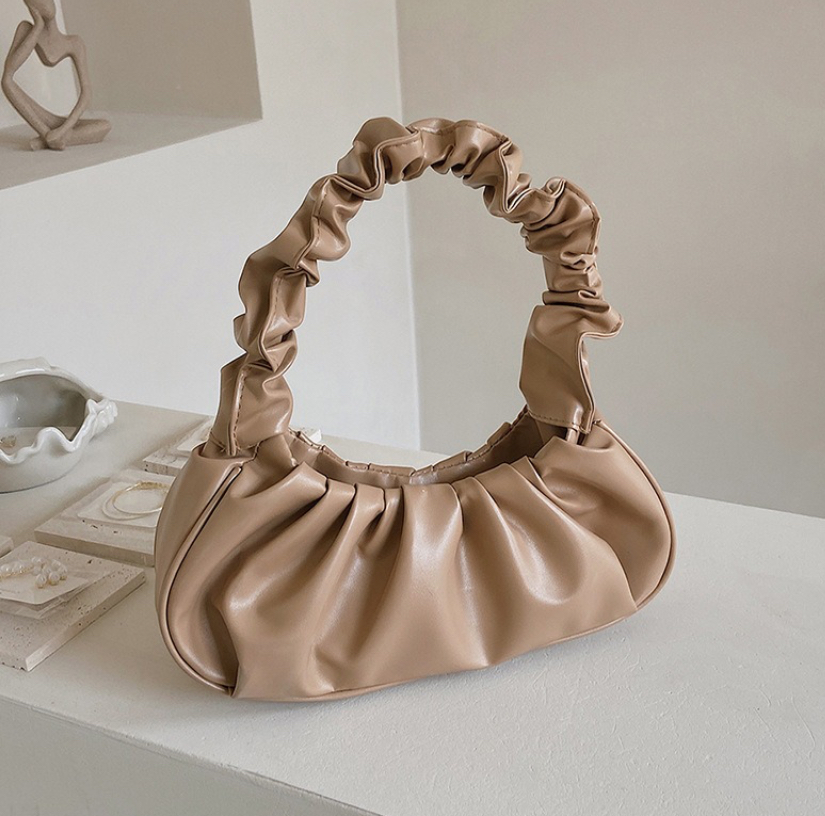 Foto 3 pulgar | Bolso Plisado Funbu Estilo Bandolera color Marrón para Mujer