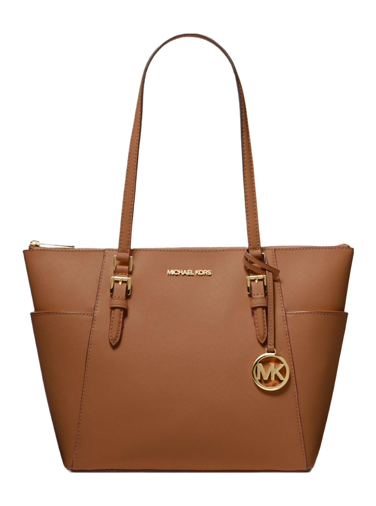 Bolsa Tote  Michael Kors Charlotte 35t0gcft7l color Café