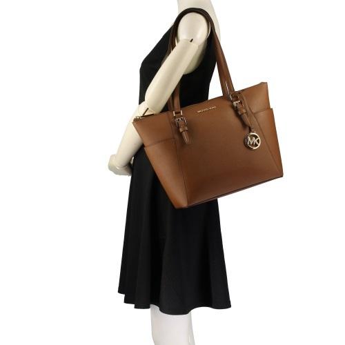 Foto 4 | Bolsa Tote  Michael Kors Charlotte 35t0gcft7l color Café