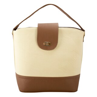 Foto 1 | Bolso Nueva Imagen Megan Late Lona Victoria Camel Textil/Sintético para Dama